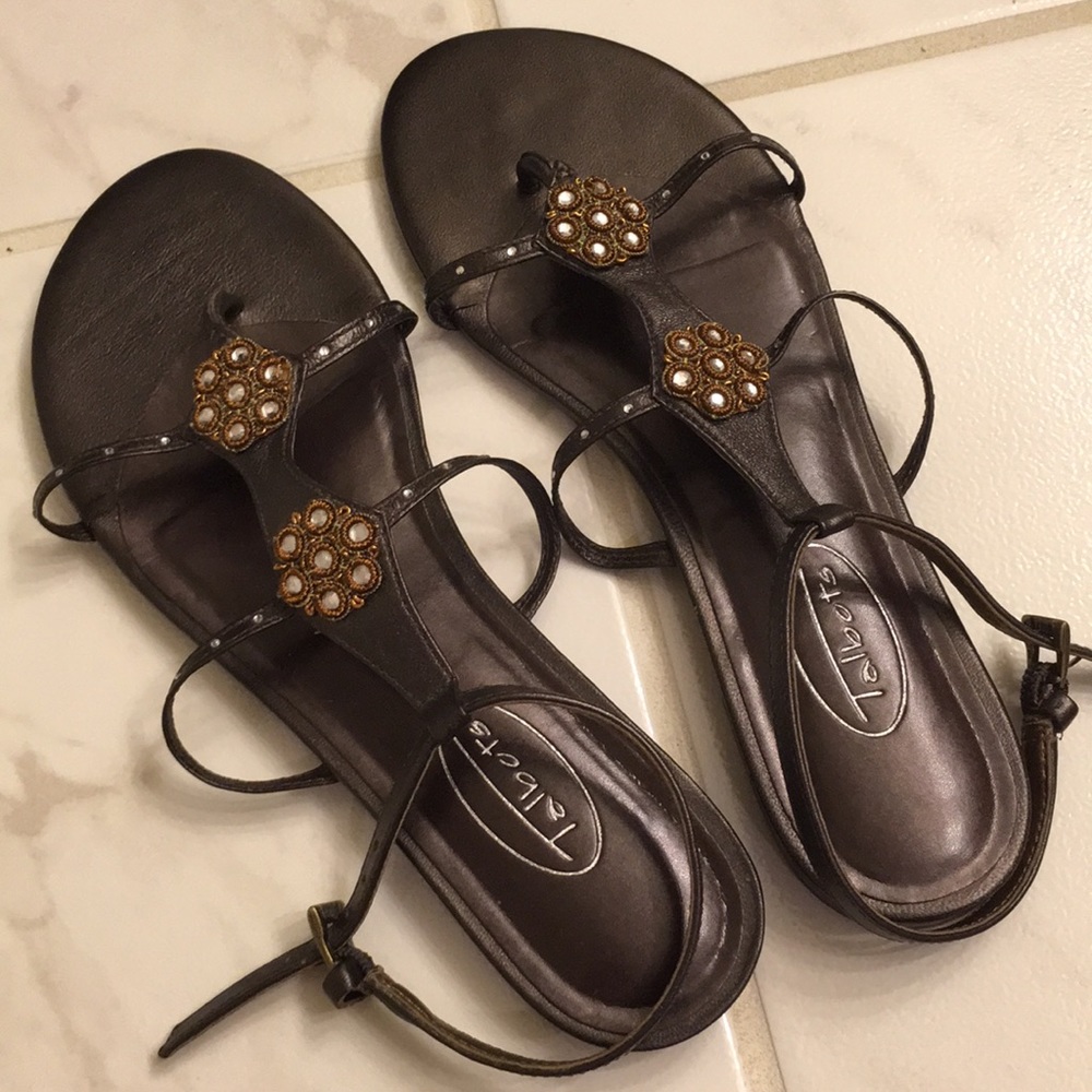 Talbots flat sandals size5.5 - Picture 2 of 3